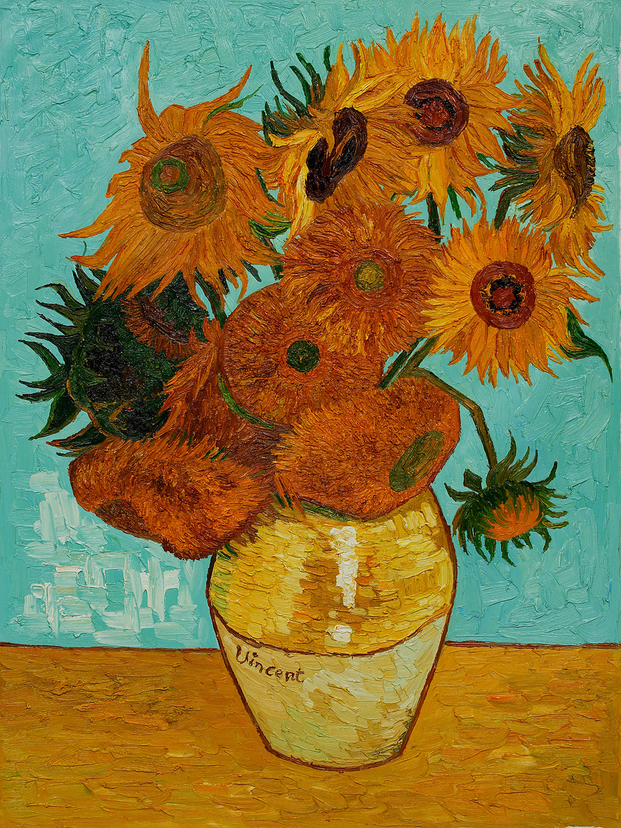 2 Sunflowers-Vincent Van Gogh 1